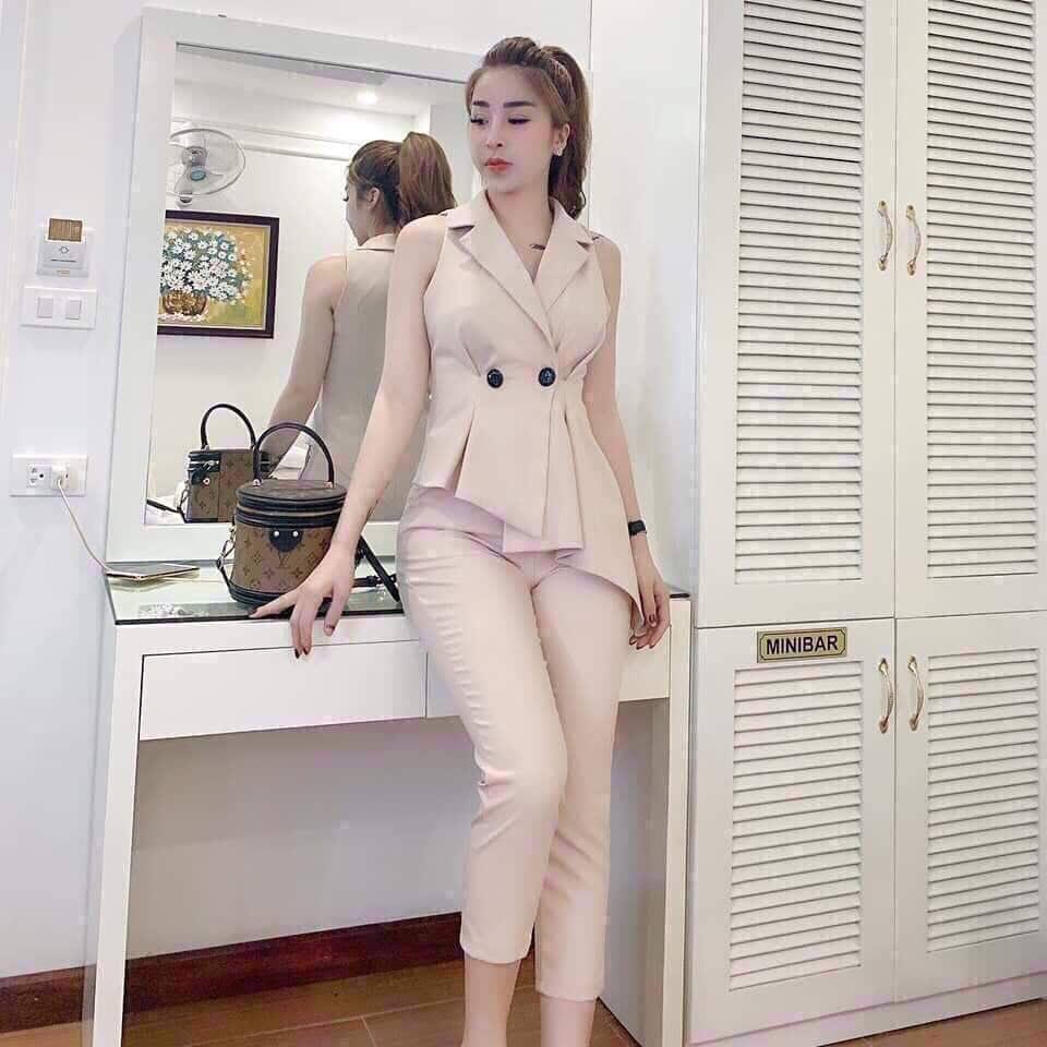Sét bộ cổ vets cài nút a79 cực xinh