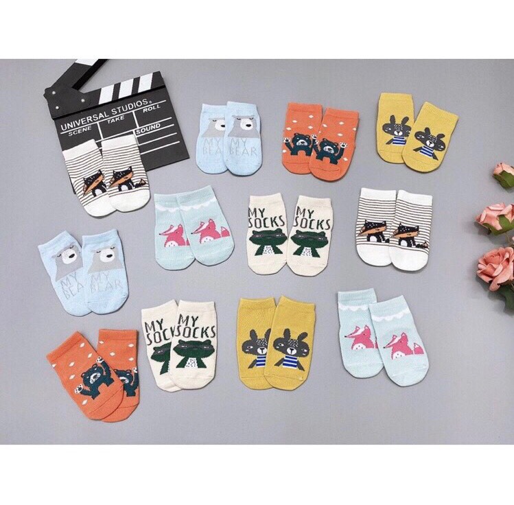 Tất pony kid cổ cao chống trượt
