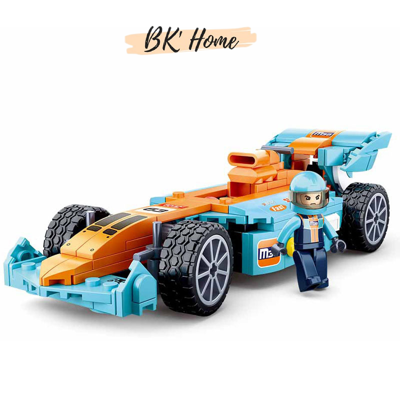 Đồ chơi lắp ráp xe sluban mô hình m38-b0763 xe đua f1-1:24