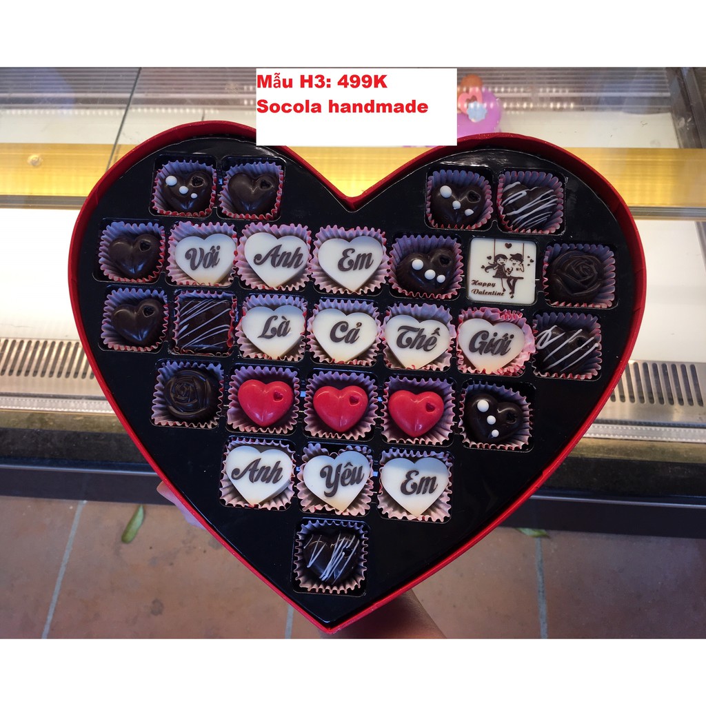 (5 ƯU ĐÃI) Socola valentine cao cấp  năm 2024