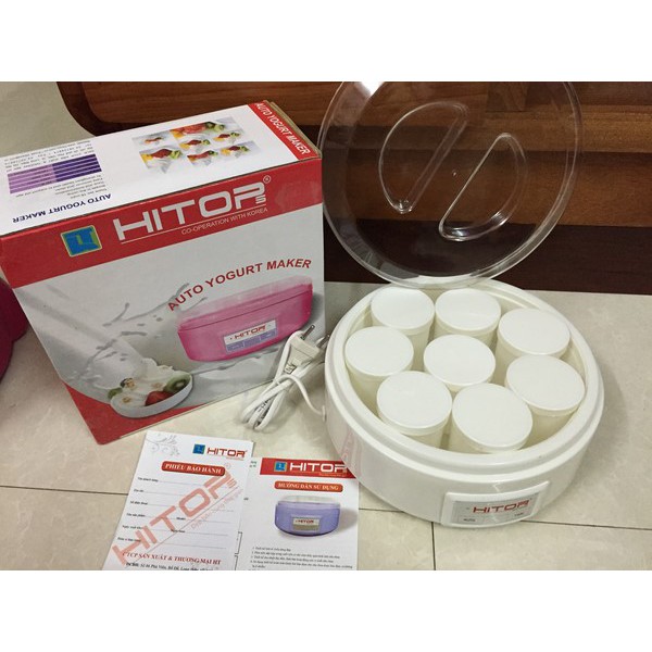Máy làm sữa chua 8 cốc nhựa HiTop