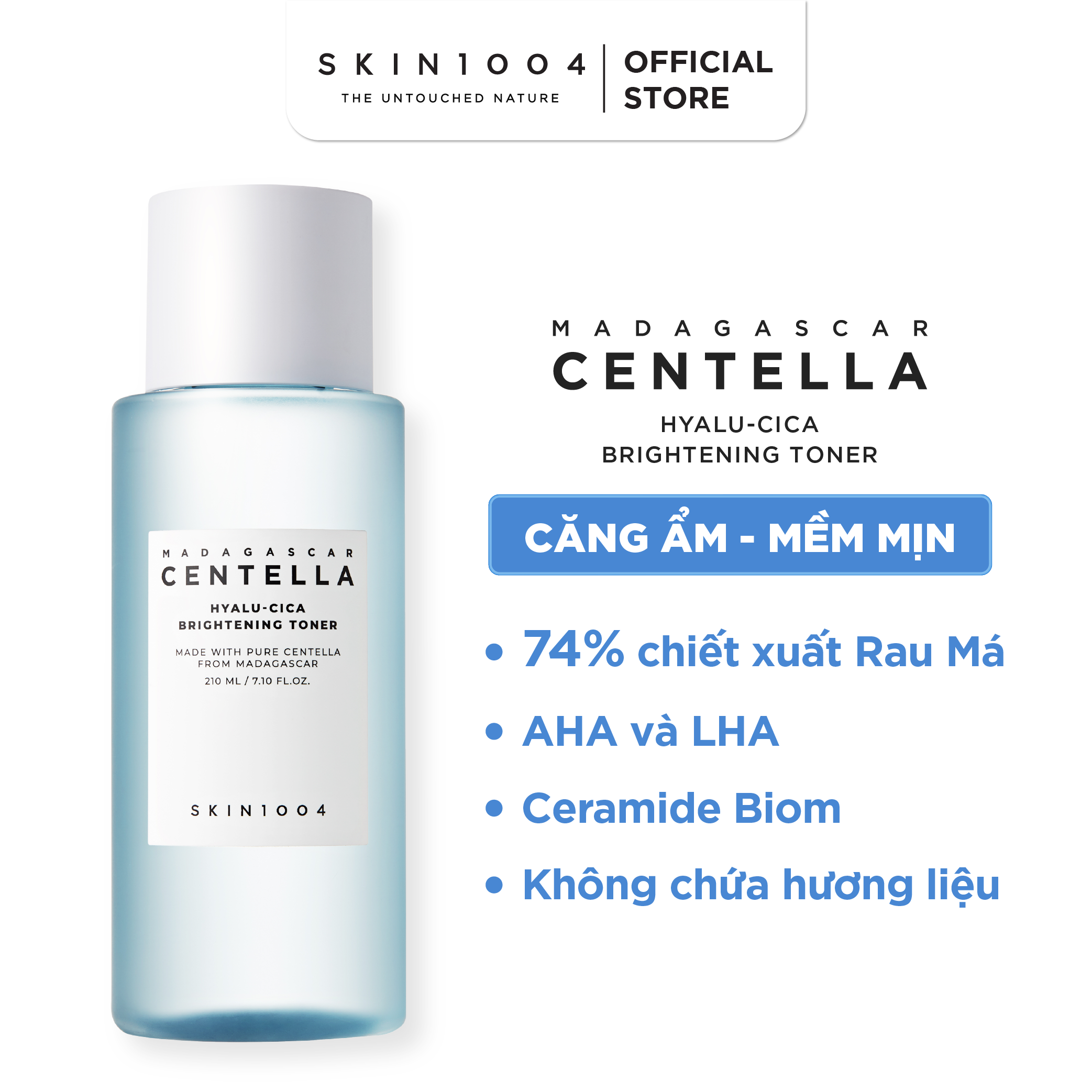 Nước Hoa Hồng Skin1004 Madagascar Centella Hyalu-cica Brightening Toner 210ml