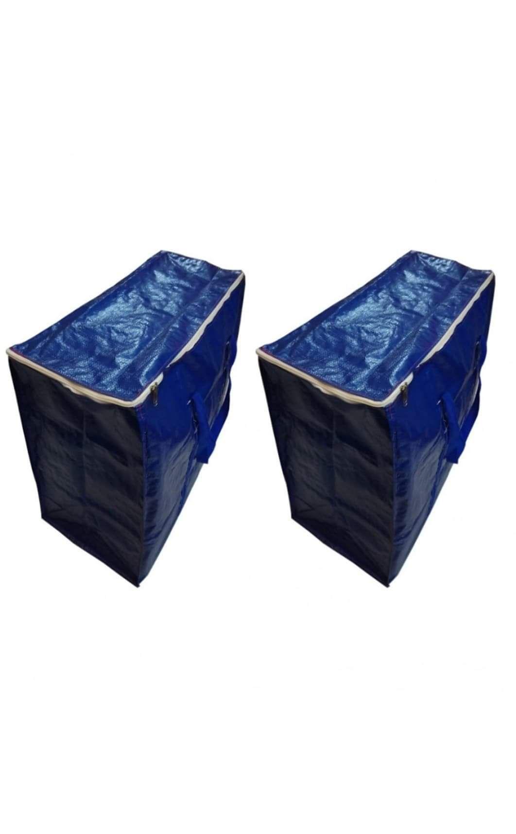 [HCM]Combo 2 cái Túi bạt xanh đựng quần áohàng hóa size 2XL lớn (78x42x59)
