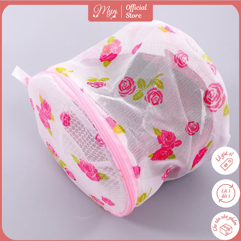 Túi Lưới Giặt Tròn Bảo Vệ Đồ Lót Tiện Ích - Lưới Tròn Giặt Áo Lót Giữ Fom - Myn.Official