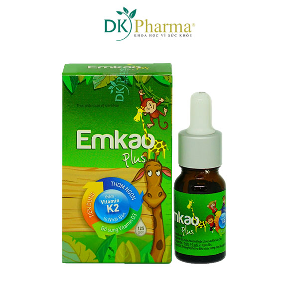 [VIDEO]  EMKAO PLUS -Bổ sung vitamin D3+K2 , giúp phát triển chiều cao , chống còi xương , suy dinh dưỡng ở trẻ sơ sinh , vàng da sinh lý , tăng cường hấp thu chuyển hóa calci - lọ 5 ml