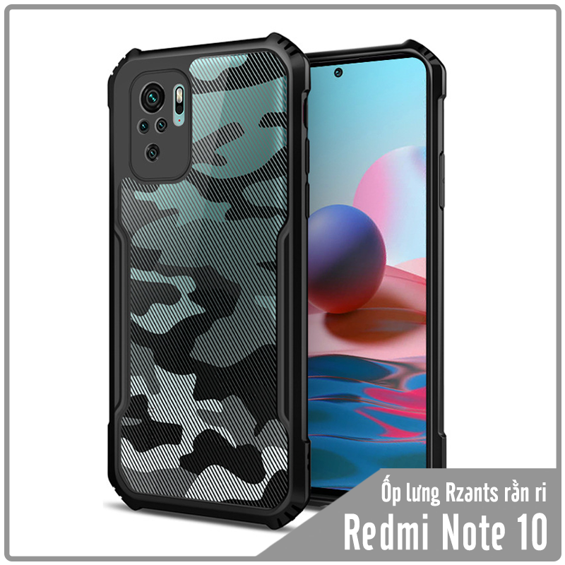 Ốp lưng cho xiaomi redmi note 10 4g - redmi note 10s rzants rằn ri che camera