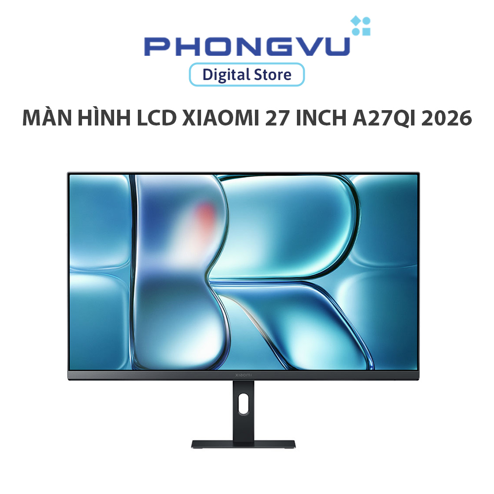 Xiaomi A27Qi 2026 27-Inch Screen (Qhd (2K) 2560 X 1440/ Ips/ 120Hz/ 6 Ms) - 36-Month Warranty Giá 3,690,000 Đồng*Miễn phí vận chuyển