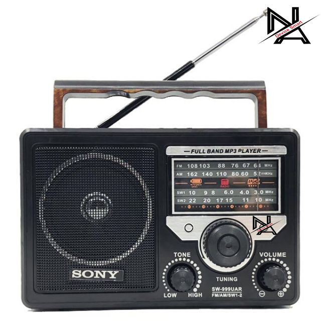 Đài FM Sony SW-999AC Cao Cấp Chính Hãng NA Device Smart Thẻ Nhớ , Usb, Fm, Am, Độ Nhạy Cao , Bắt Sóng Tốt , Âm Thanh, Rõ Ràng