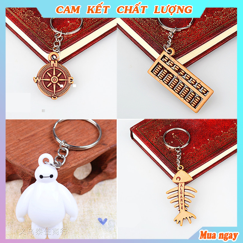 Móc khóa quà tặng nhiều hình dễ thương móc khóa dễ thương, cute, phụ kiện thời trang mùa hè deal 1k mã PH02