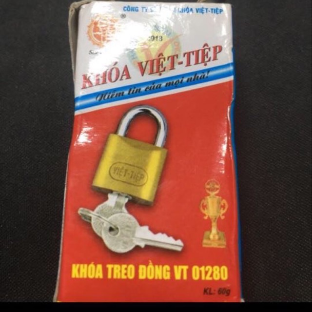 Khoá đồng việt tiệp phi 5 -01280 bấm