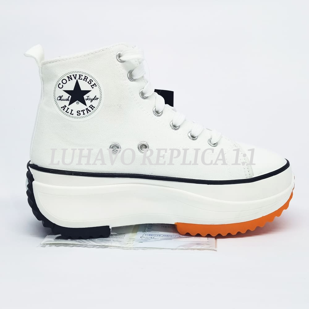 Giày thể thao nữ nam sneaker (BẢN TRUNG) TRẮNG CỔ CAO CON VỚT LCV02
