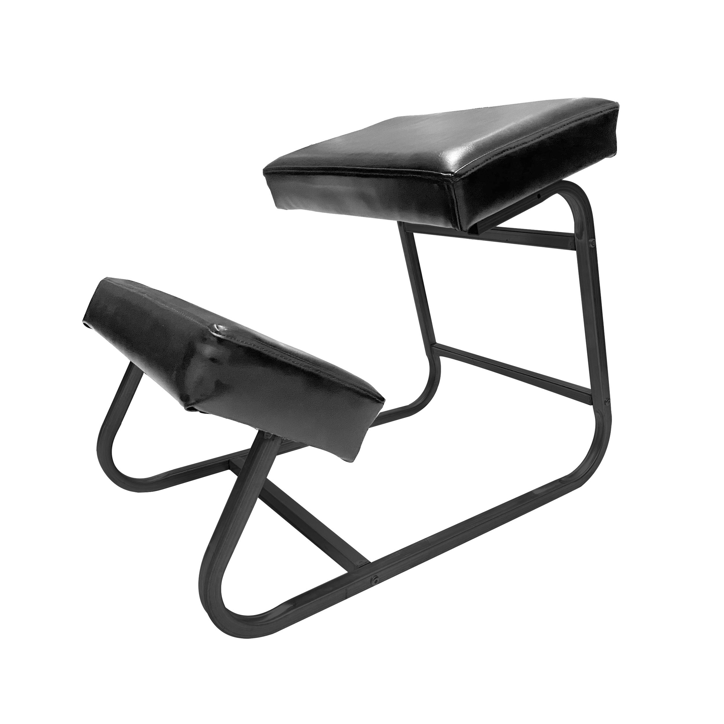 Ghế quỳ, ghế chống gù sửa tư thế bảo vệ cột sống, ghế quỳ văn phòng khung thép sơn tĩnh điện đệm da cao cấp