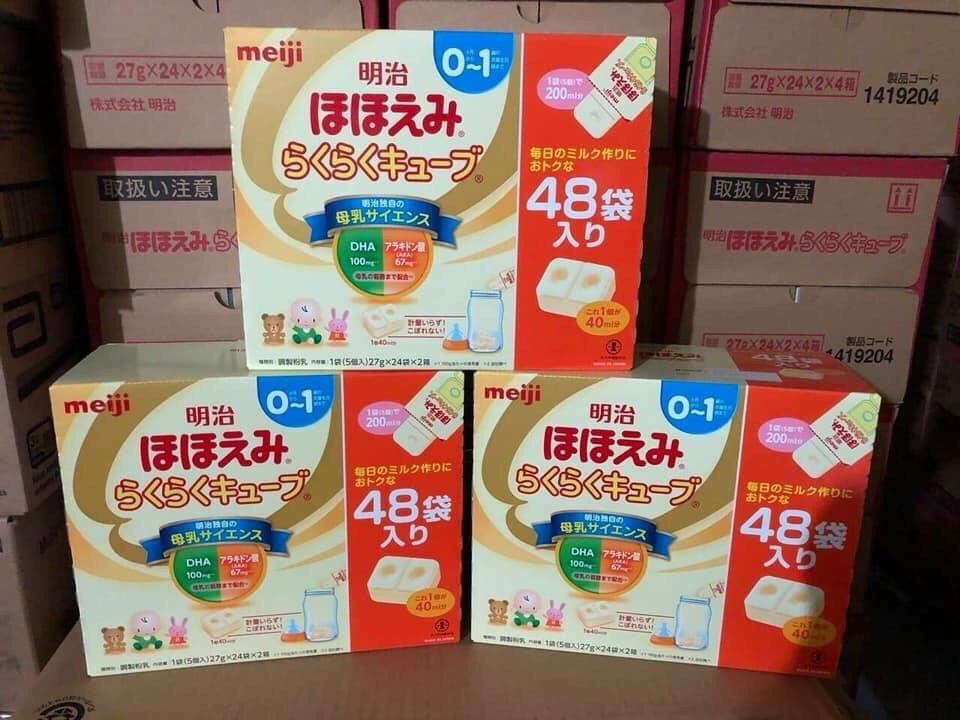 Sữa Meiji thanh nội địa Nhật cho bé từ 0-1 date 2023