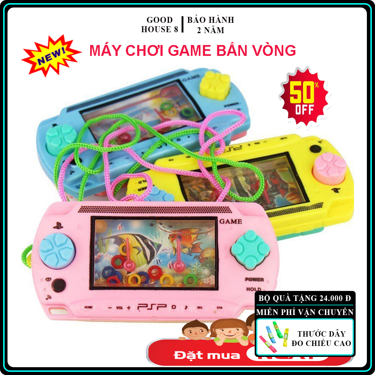 Đồ chơi game bắn vòng nước, máy bắn vòng siêu cute, Đồ chơi giúp bé phát triển trí tuệ và thông minh, Good House0 8