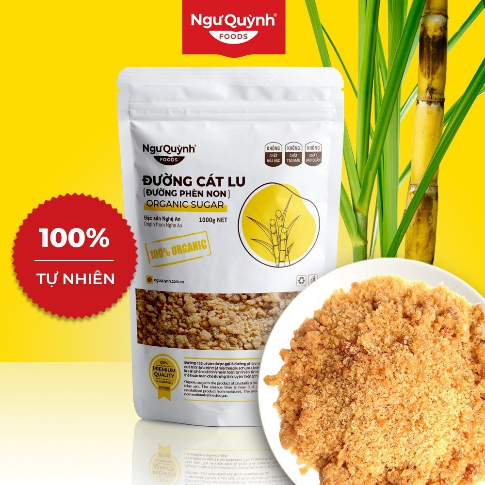 Đường cát lu 100% tự nhiên nguyên chất từ mật mía - có chứng nhận vsattp