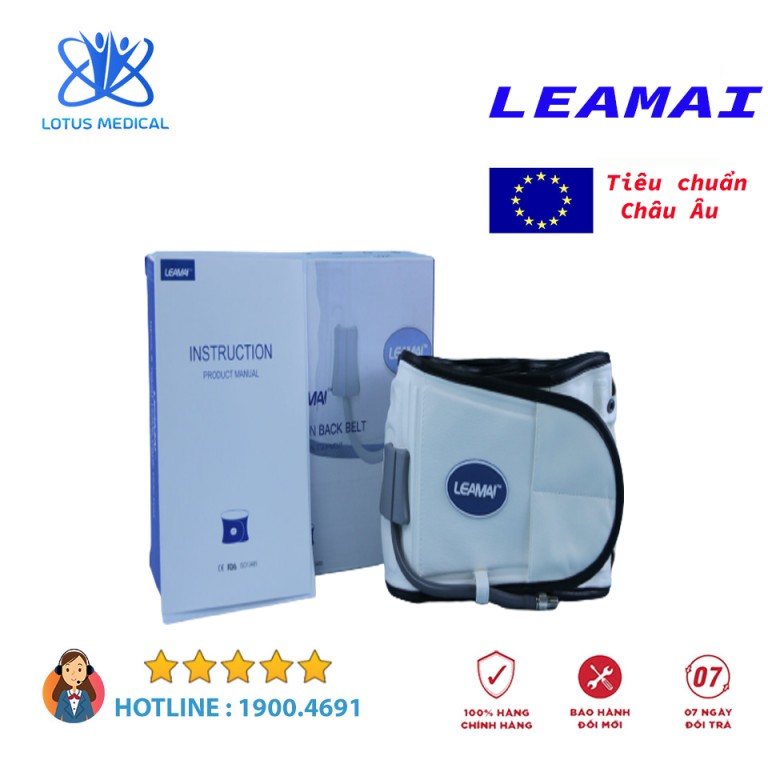 Đai lưng bơm hơi leamai y01 - đai hơi kéo giãn cột sống