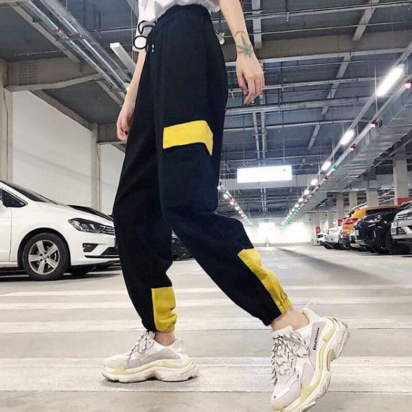Quần kaki túi hộp nam / quần kaki túi hộp nữ / quần jogger kaki túi hộp nam nữ mặc szie m l và xl