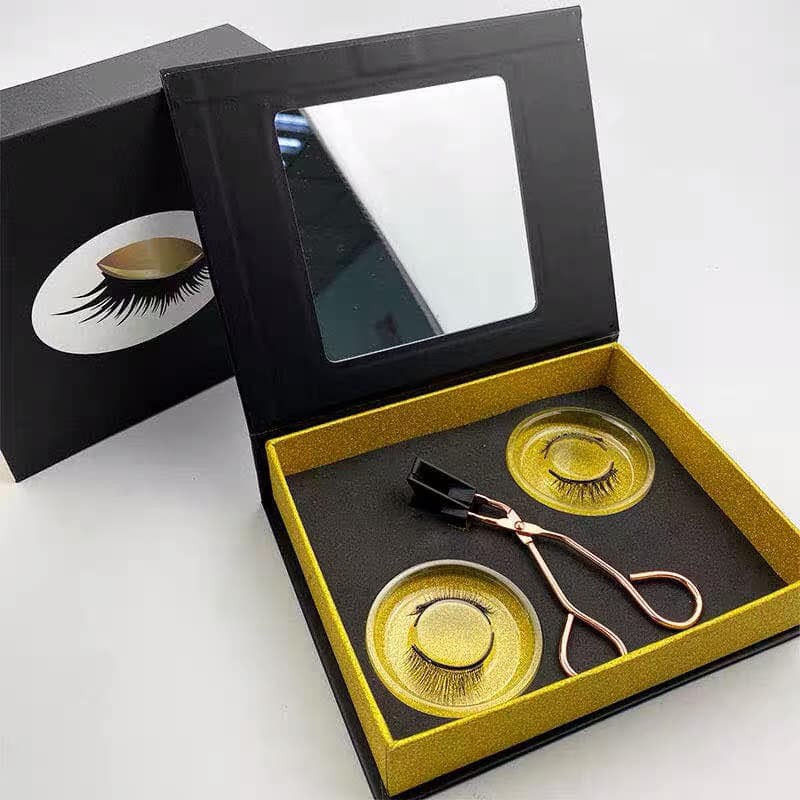 [HCM]Bộ kẹp mi nam châm Hàn Quốc + 2 bộ lông mi mềm mại dụng cụ bấm mi bấm mi nam châm