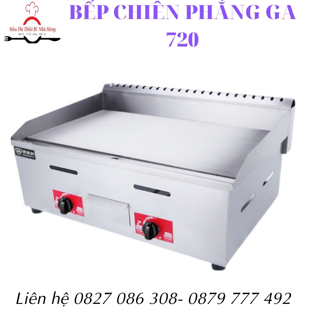 Bếp rán phẳng, bếp chiên rán thực phẩm dùng gas