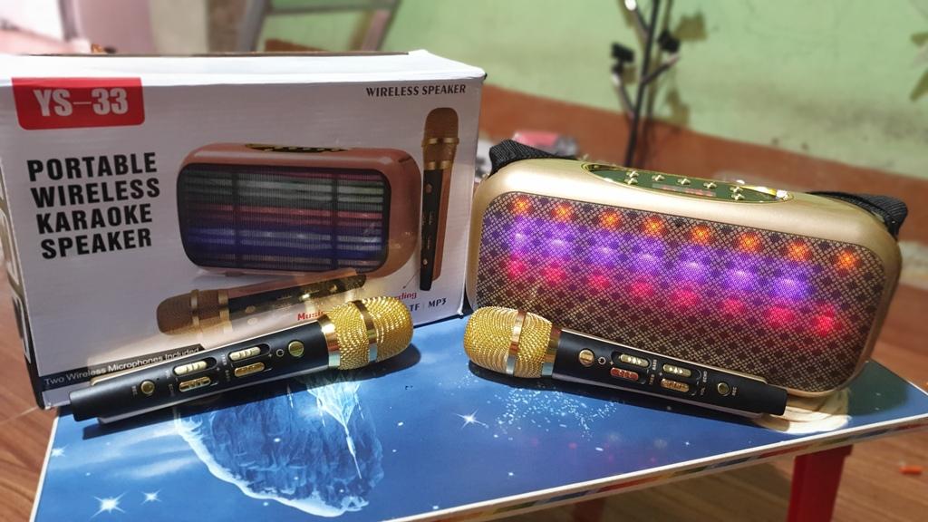 Loa karaoke bluetooth 2 micro YS33 công suất 14W - Âm thanh cực chất