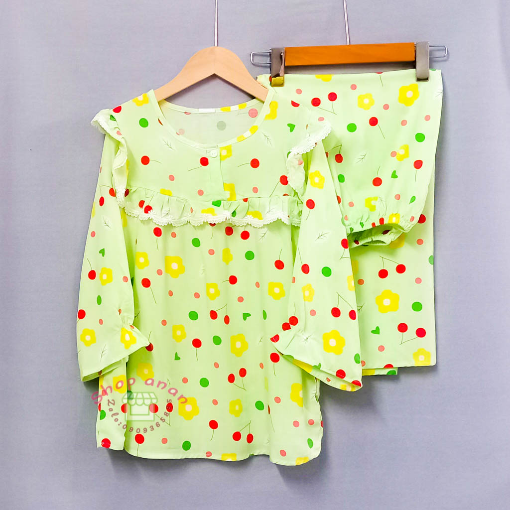 Đồ bộ tole dài tay bé gái size m 28-33kg