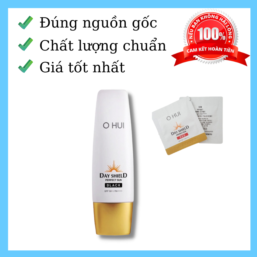 10 gói kem chống nắng kem chống nắng Ohui hiệu chỉnh sắc da đều màu hơn không trôi trong nước, kem, chống nắng, bảo vệ da, kem chống nắng, chắm sóc da