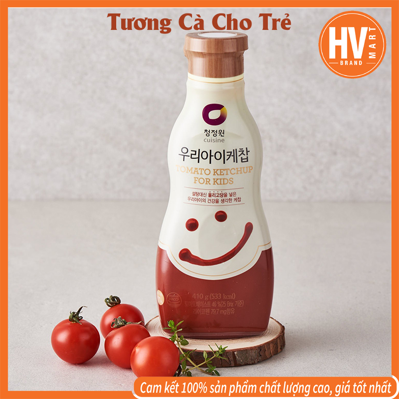 [Hàng Nội Địa] Tương Cà Cho Trẻ Em (ketchup for kids) Chung Jung One Hàn Quốc 410g.