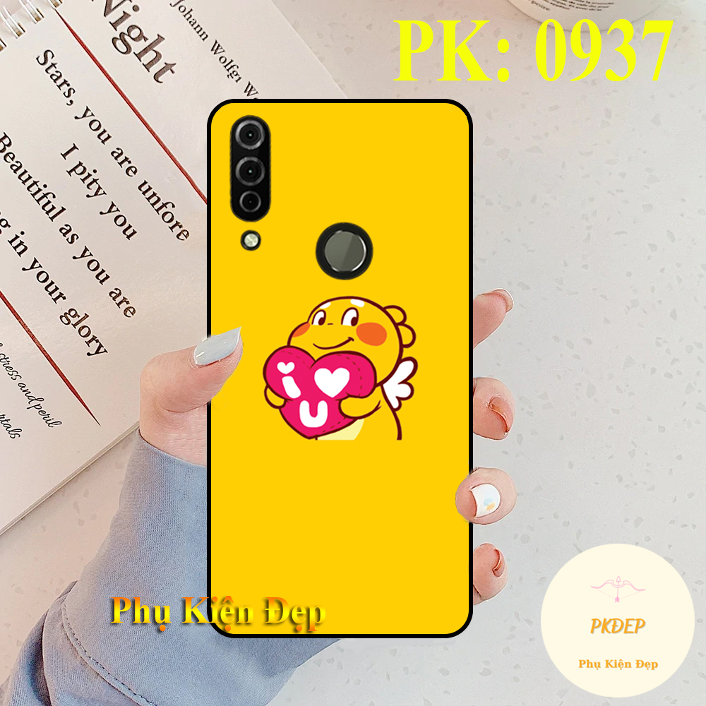 [HCM]Ốp lưng Vsmart Joy 3 dẻo đen in hình Khủng Long Siêu dễ thương