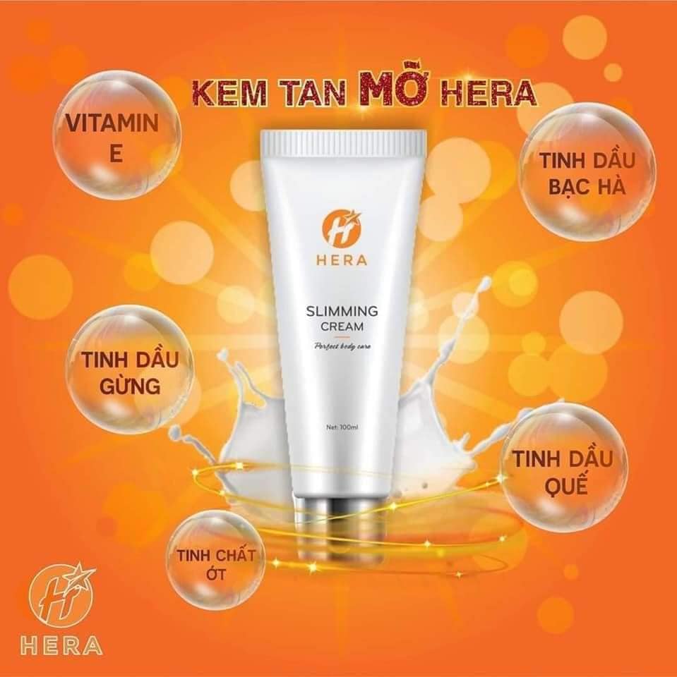Kem tan mỡ bụng HERA Slimming Cream – Gel tan mỡ, đánh tan mỡ bụng, giảm cân an toàn, hiệu quả, hàng chuẩn công ty