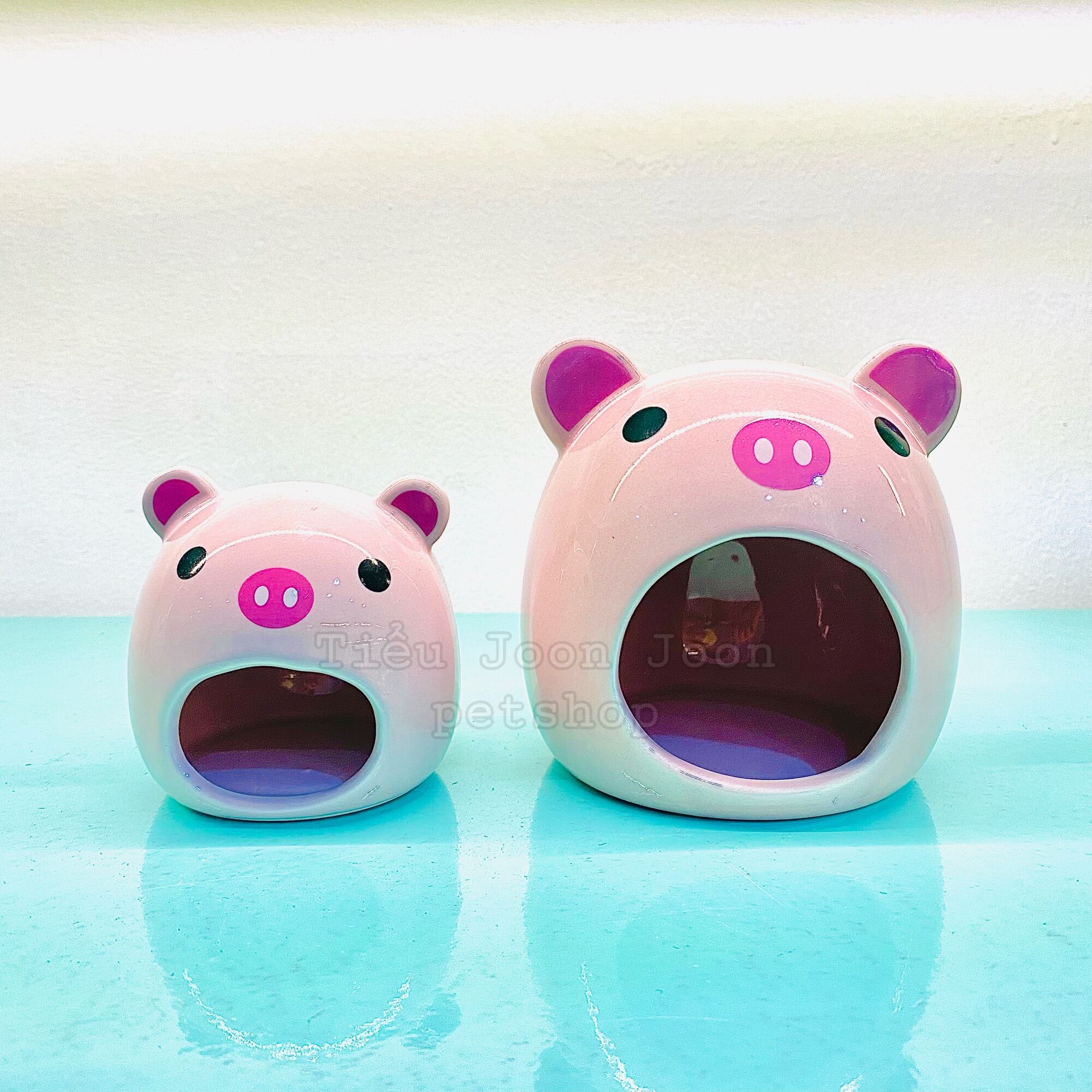 Nhà ngủ sứ Hamster Heo Hồng 🐹