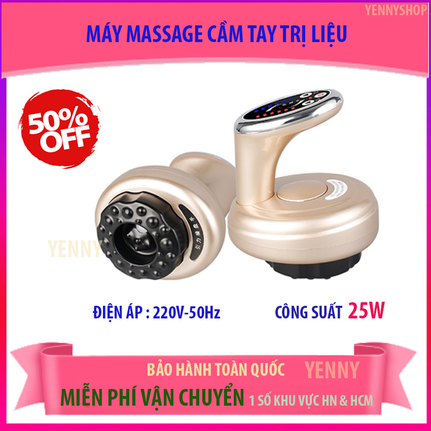 Máy mát xa cầm tay trị liệu đau lưng - Handheld massage machine - Giảm đau nhức các cơ , Tăng cường tuần hoàn máu , Giúp tinh thần khoan khoái dễ chịu - Máy massage toàn thân - Mát xa giảm đau nhức - Yenny