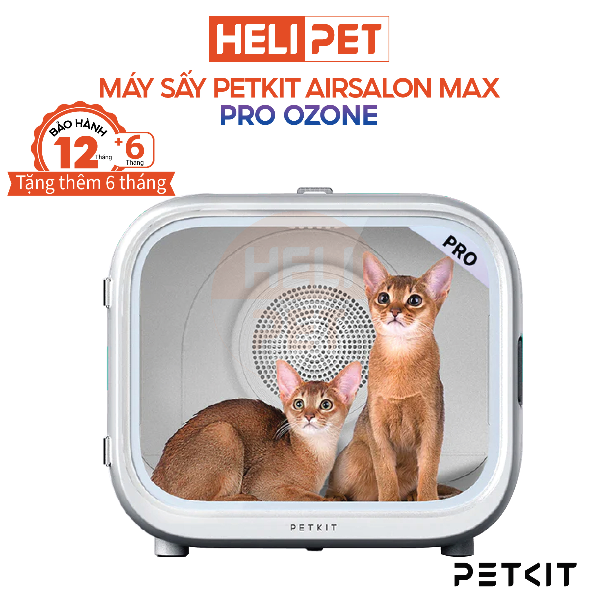 Lồng Sấy Cho Chó Mèo, Máy Sấy Cho Chó Mèo Petkit Air Salon Max Pro 2025 - HeLiPet