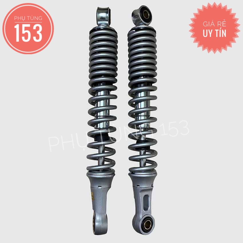 Phuộc sau xe Wave RSX, S110 (Bạc) hiệu KAIFA - PHỤ TÙNG 153