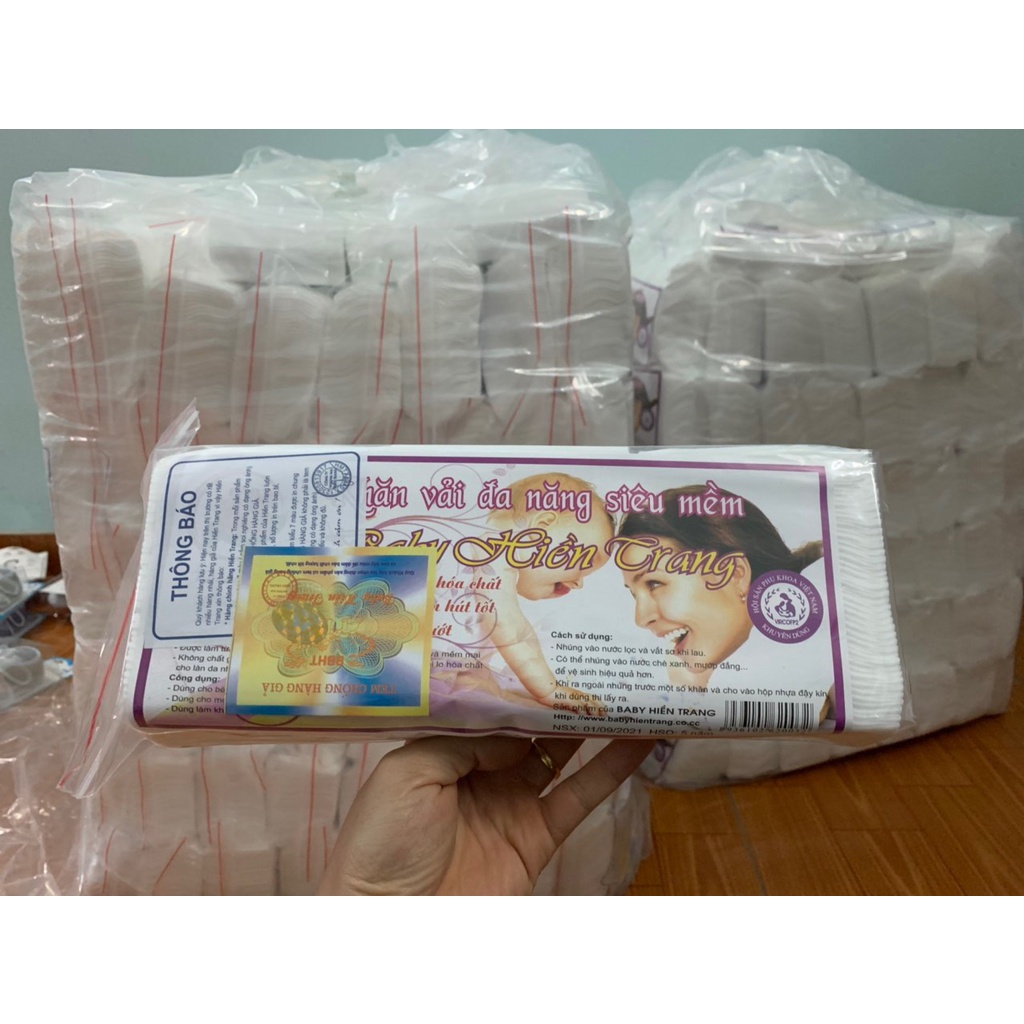 ( Sỉ 10 gói khăn giấy 170gr ) Khăn khô đa năng BABY HIỀN TRANG , khăn giấy khô, khăn cho mẹ và bé