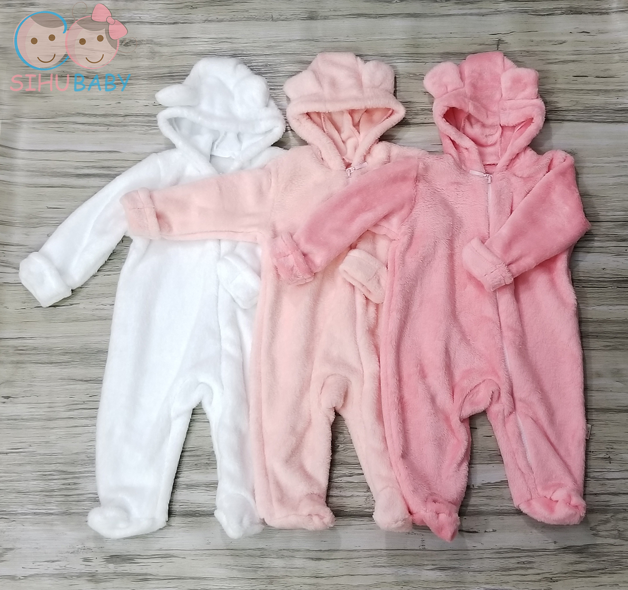BODY GẤU Ủ NHUNG BÔNG 2 LỚP SIÊU ẤM MÙA ĐÔNG SIZE 4 - 10 KÝ SIHU BABY SHOP