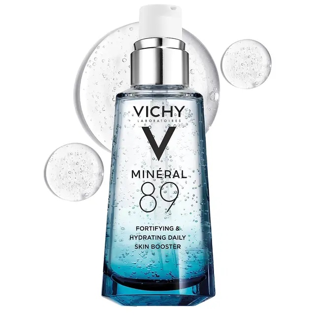 Tinh chất Vichy Mineral 89 50ml - Dưỡng khoáng cô đặc cấp ẩm và phục hồi da giúp da căng mượt