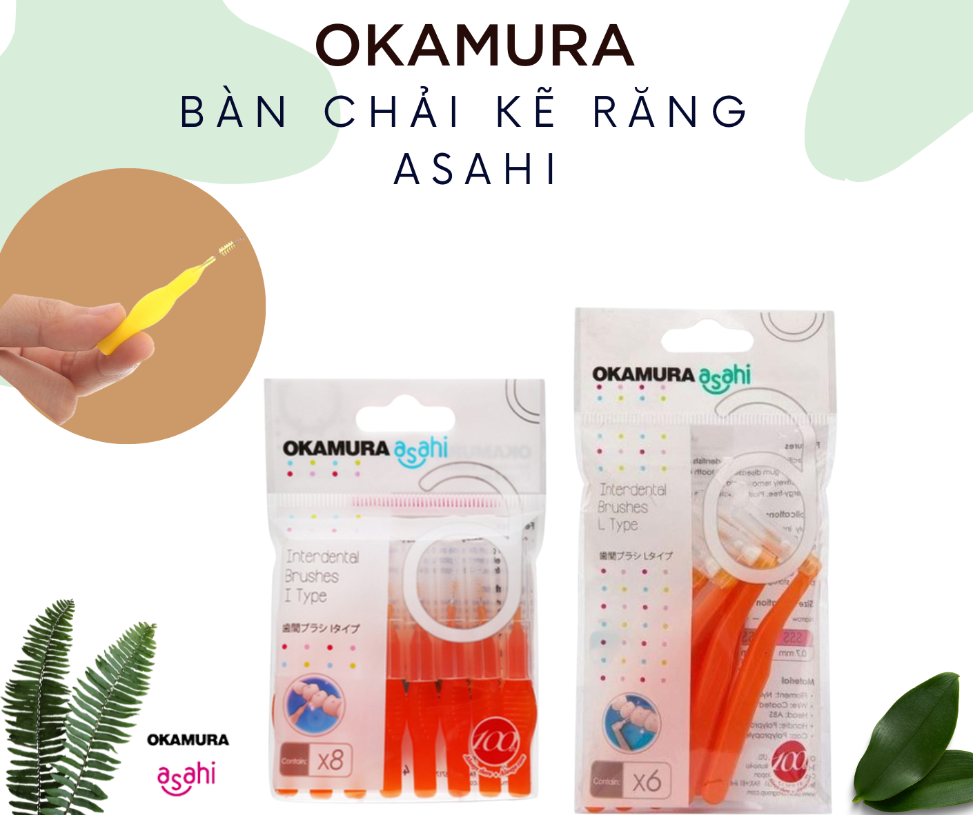 BÀN CHẢI KẼ RĂNG  ASAHI NHẬT BẢN CHUYÊN DỤNG CHO NGƯỜI NIỀNG RĂNG