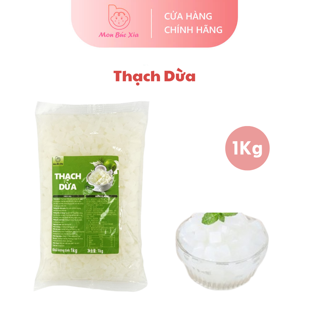 Thạch Dừa Đài Loan loại ngon, túi 1kg