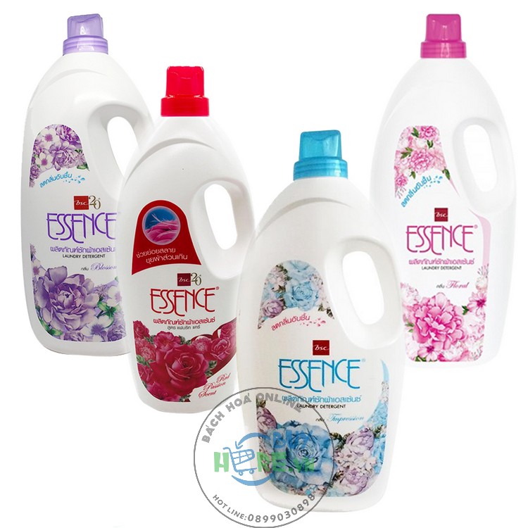 Nước giặt essence 1900ml đỏ passion seent - hàng thái lan