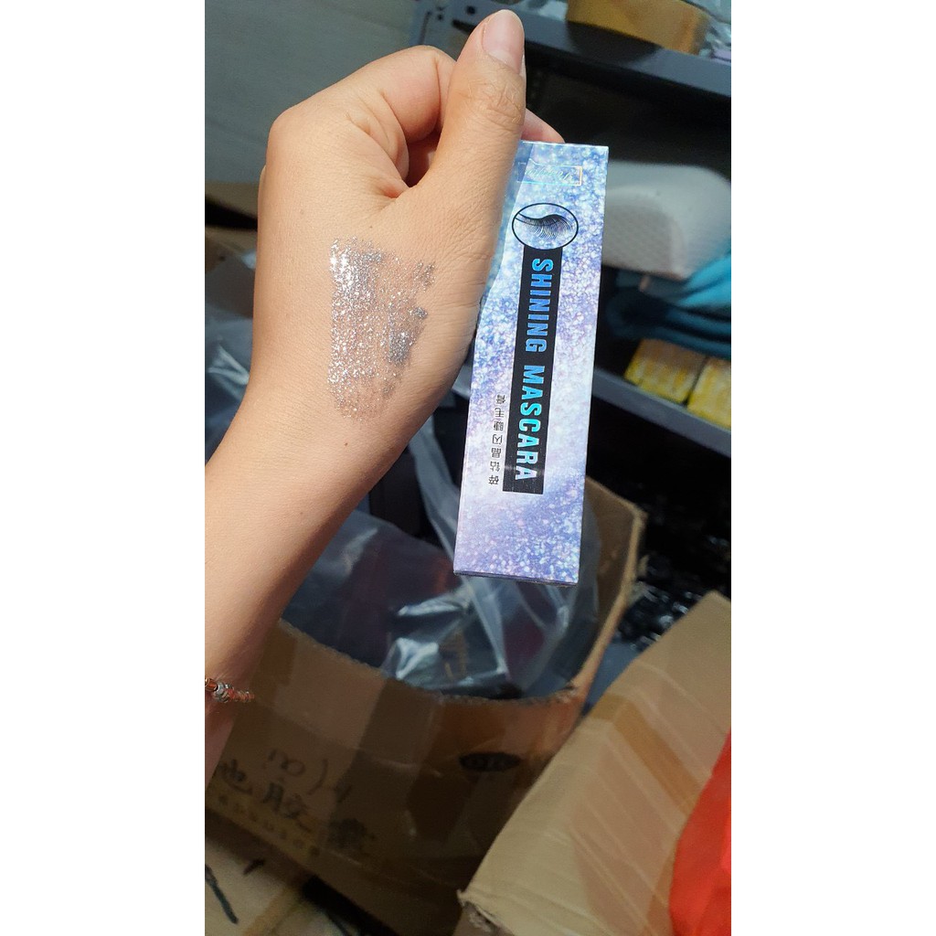 [HCM]Mascara SHINING chải mi nhủ kim tuyến lấp lánh