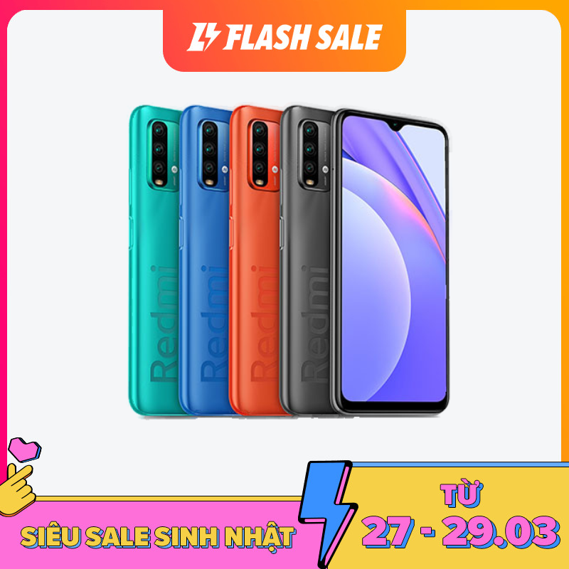 [Trả góp 0%]Combo Điện thoại Xiaomi Redmi Note 9 4/128 China Version Chip Snap Dragon 662 (phiên bản 4G) + Ốp lưng + Cường lực + Tai nghe
