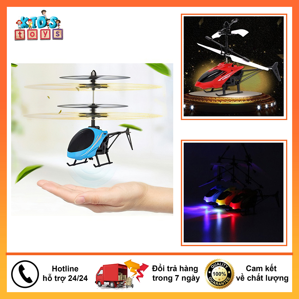 Máy bay điều khiển cảm ứng bằng tay có đèn