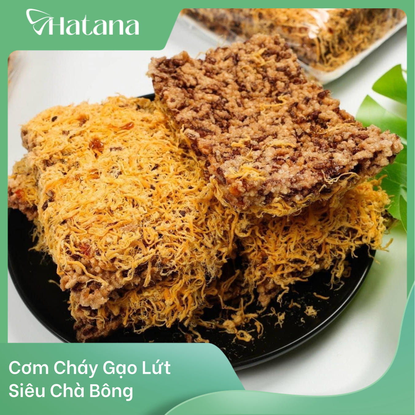 Cơm cháy sài gòn gạo lứt siêu chà bông