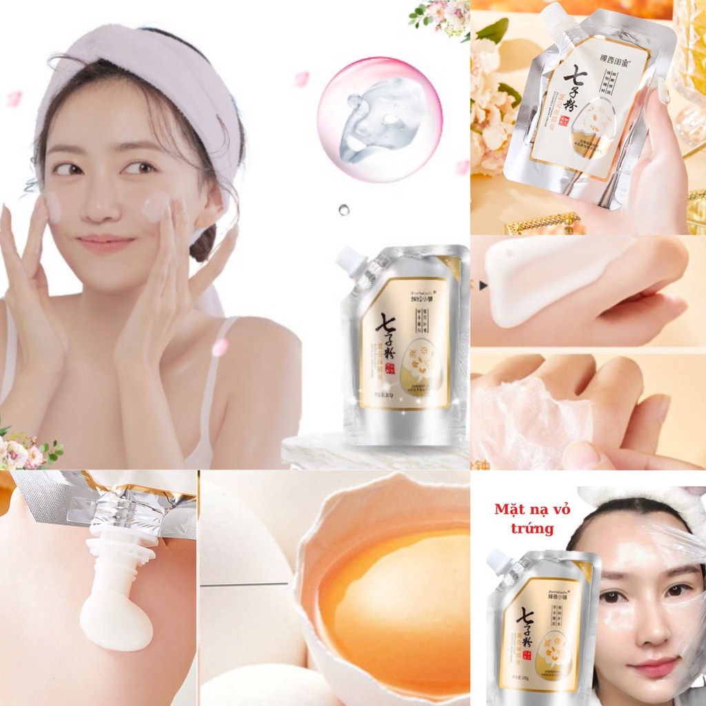 Mặt nạ kem lột vỏ trứng 100g