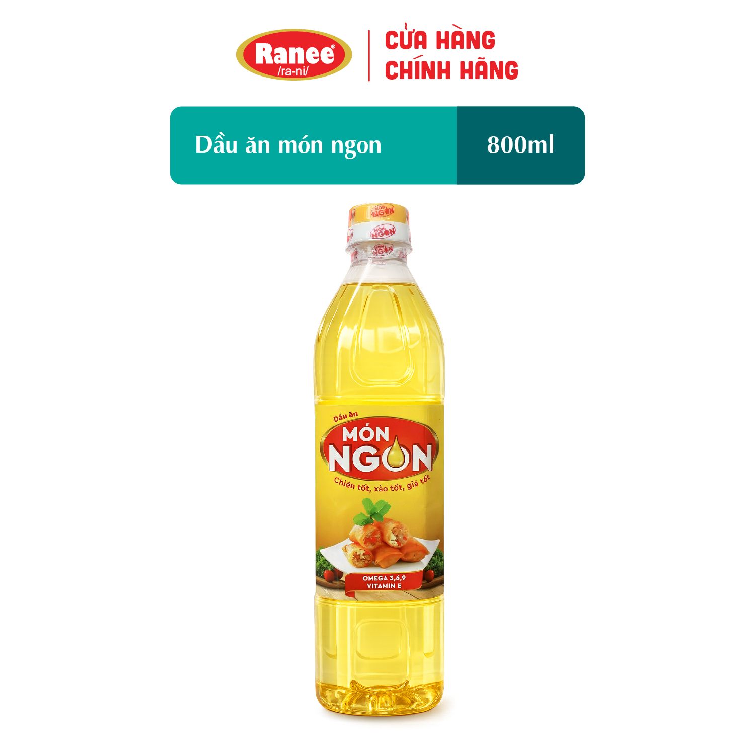 {Đơn 199k tặng hộp bơ -399k tặng vá gỗ} Dầu ăn Món Ngon 880ml