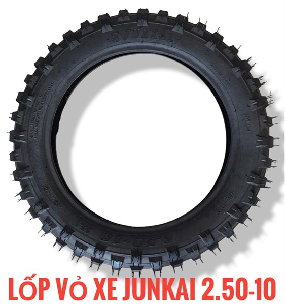 Lốp vỏ xe máy mini junkai 2.50-10