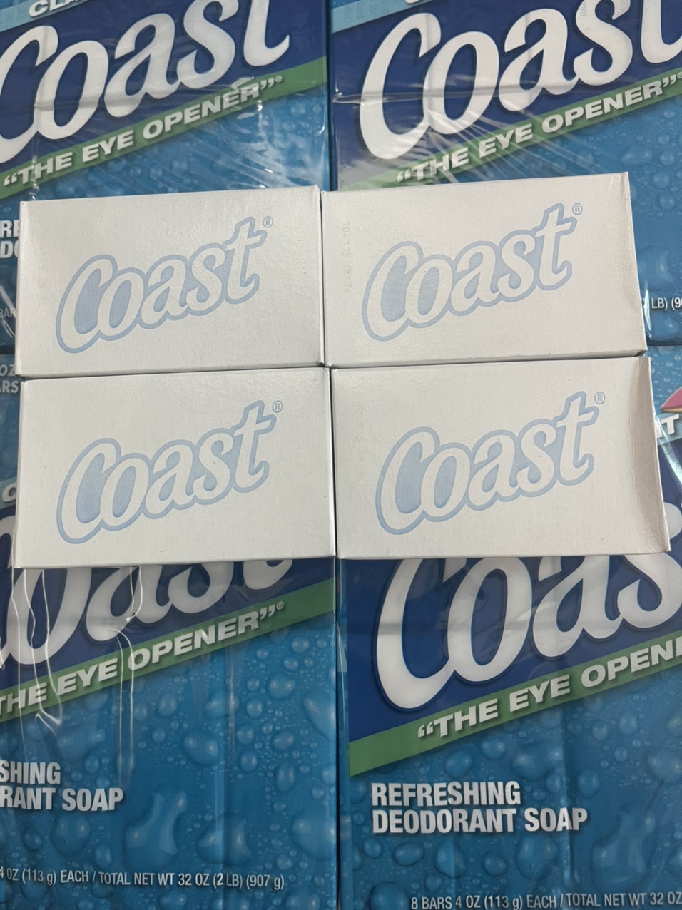 Bộ 4 xà bông cục coast 113g của mỹ
