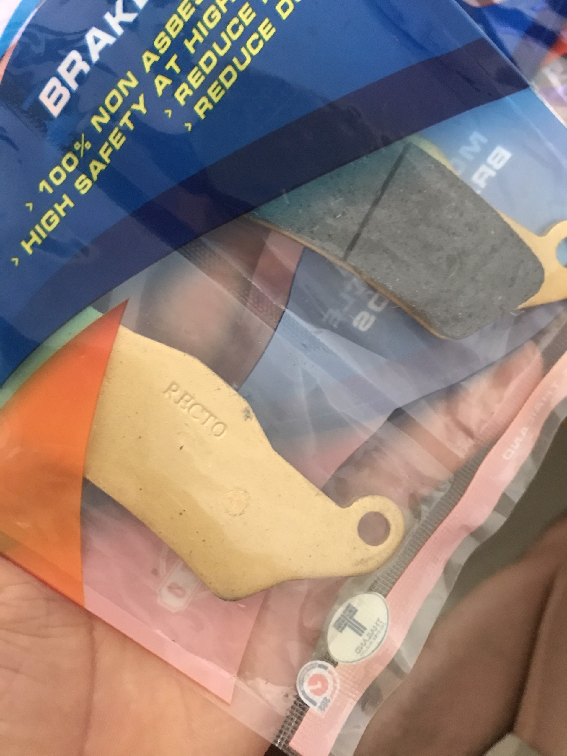 Bố thắng đĩa Recto trước cho Raider FI - Satria150 (má phanh)