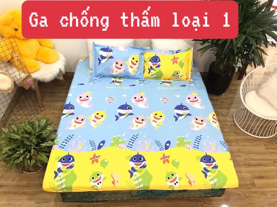 [ giá hủy diệt ] GA CHỐNG THẤM COTTONG 1m6x2m(3 NGƯỜI),1m8x2m (4 NGƯỜI). Hàng chất lượng an toàn dành cho bé . CAM KẾT 100% hàng chuẩn Size: 1M6(3 người) . 1M8(4 người)