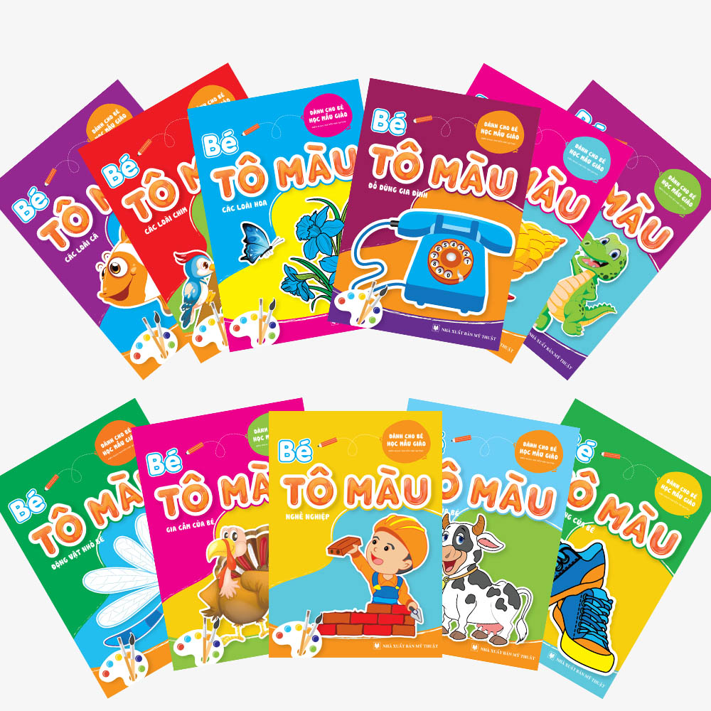 Bé tô màu - combo 11 cuốn